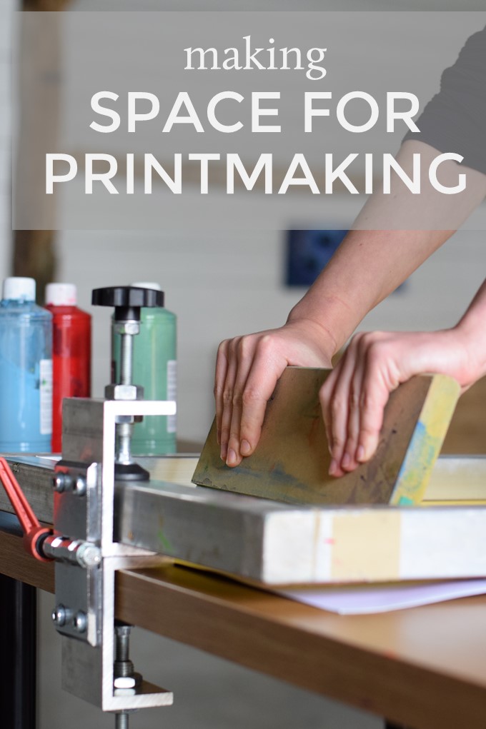 making space for printmaking